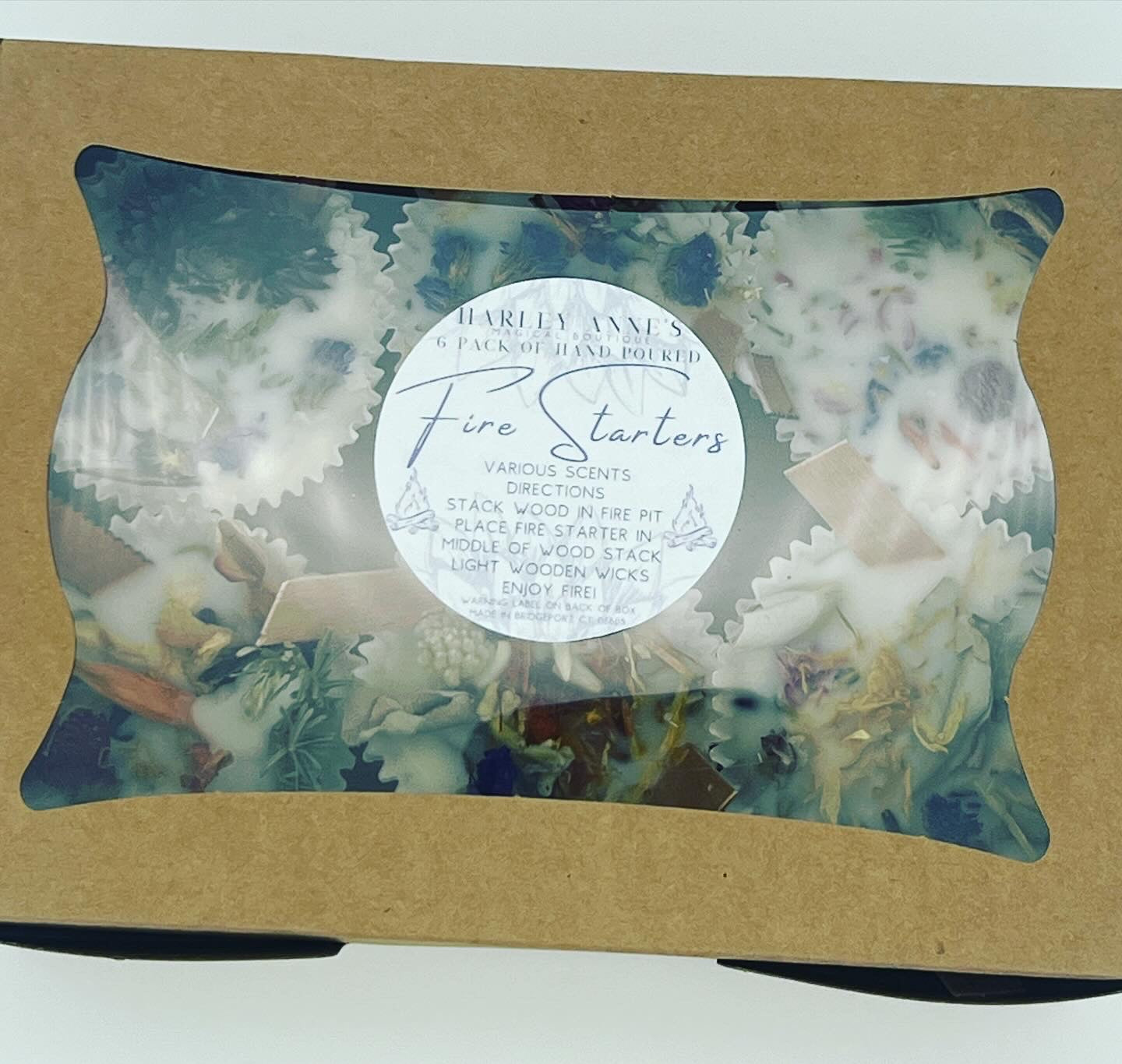 6 Pack of Hand Poured Fire Starters