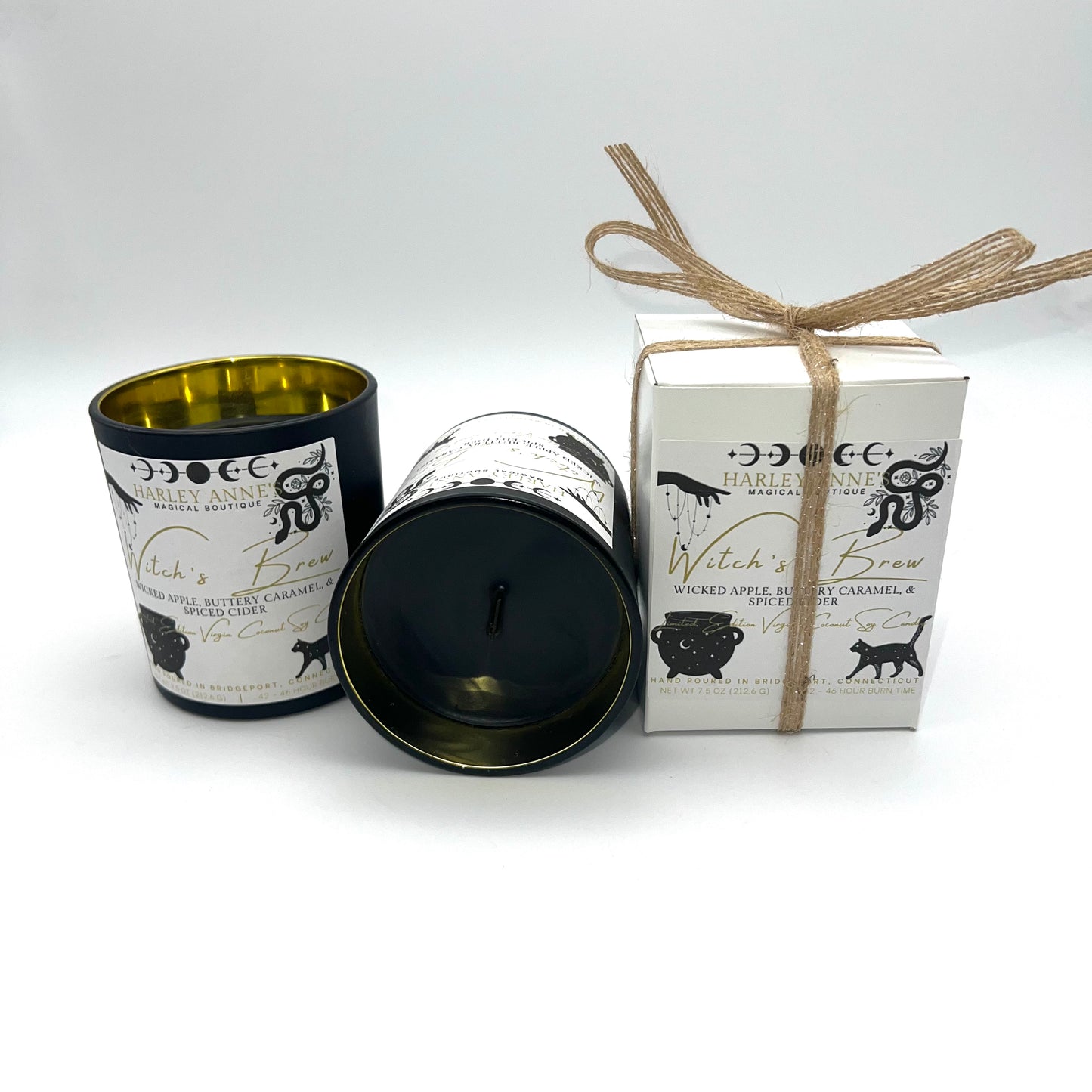 Witch's Brew 7.5 Ounce Virgin Coconut Soy Limited Edition Fall Candle