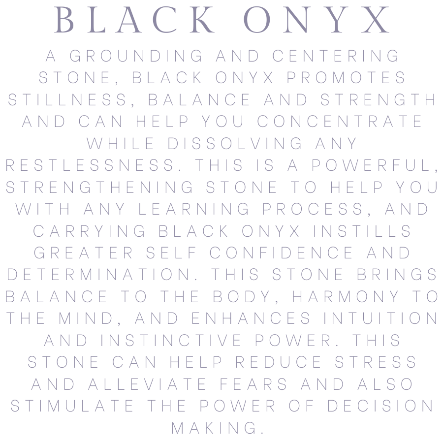 Black Onyx Crystal Energy Candle