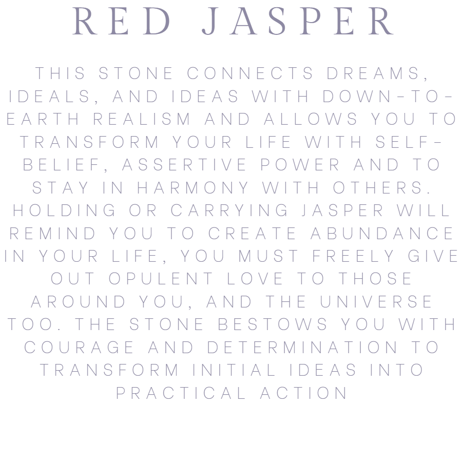 Red Jasper Crystal Energy Candle