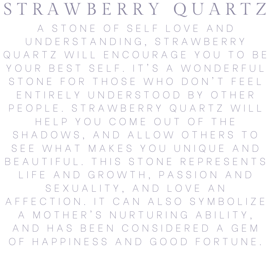 Strawberry Quartz Crystal Energy Candle